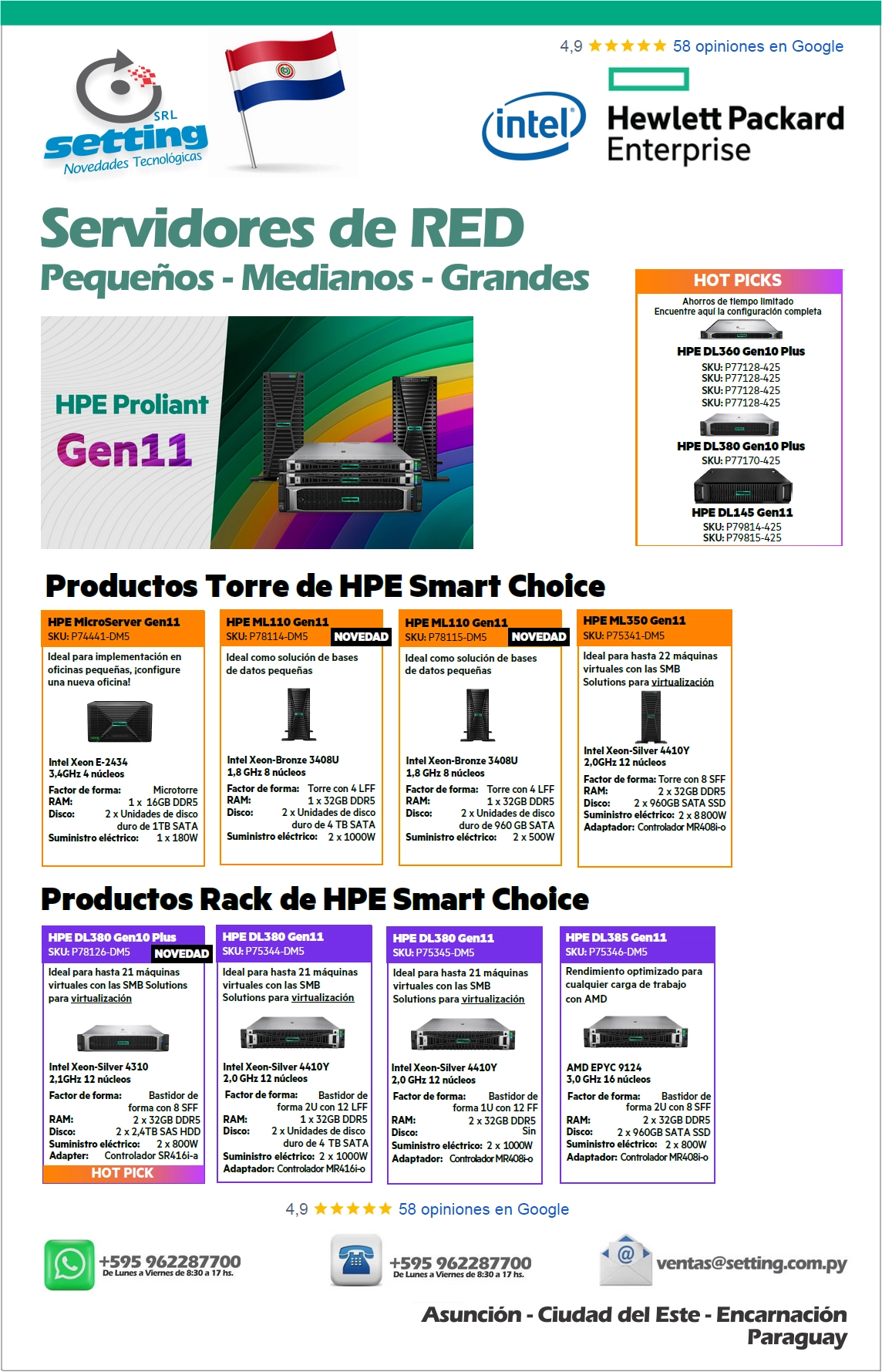 Servidores HP/HPE Paraguay - Distribuidor Autorizado